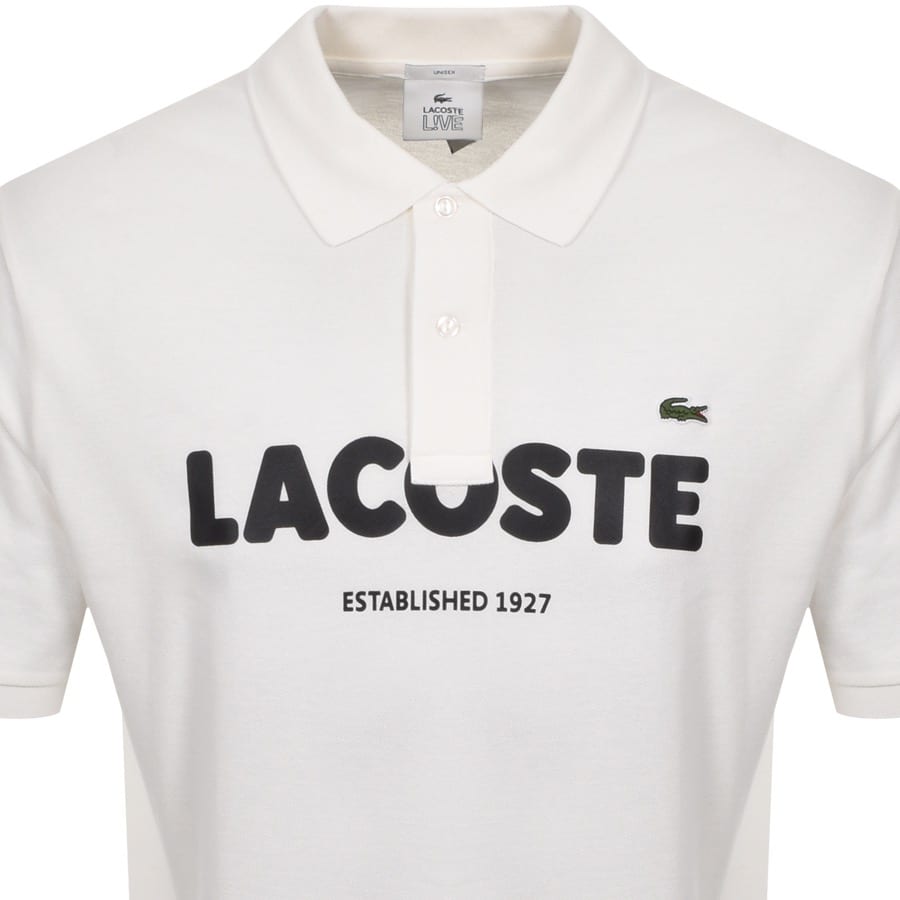 Alternative Image for ProductLacoste Live Polo T Shirt White2